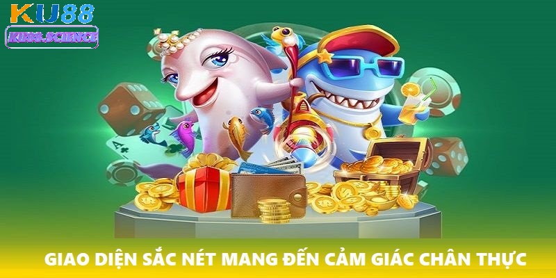 Giao diện 3D mang đến bạn cảm giác như đang săn cá ở đại dương thực thụ